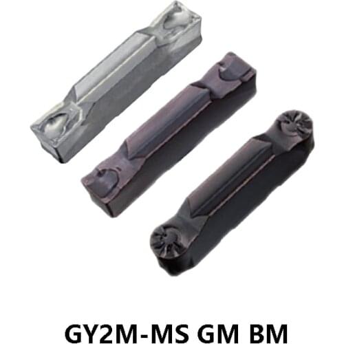 10pcs Carbide Grooving Inserts GY GY2M GY2M0300F020N-MS GY2M0300F030N-GM GY2M0300F150N-BM NX2525 VP10RT VP20RT Tools