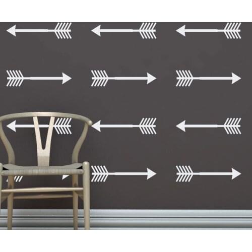 10pcs/set Arrows Wall Stickers Decals Bedroom Decoration Wall Art Vinyl Mural Kids Room Wallpaper Vinilos Paredes S-376