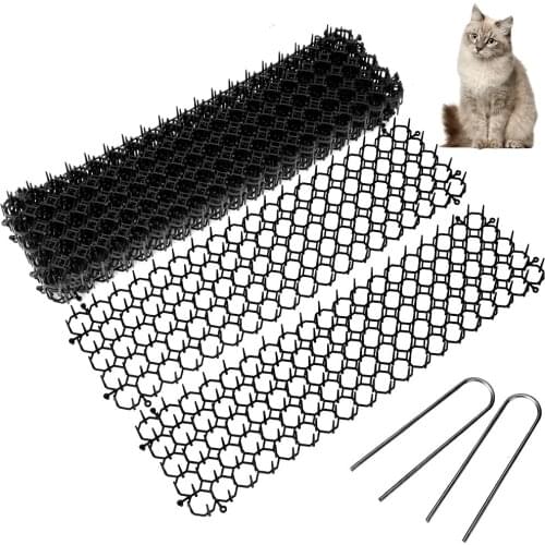 10Pcs Mat Spike Portable Outdoor Garden Supplies Garden Prickle Strip Anti-Cats and Dogs