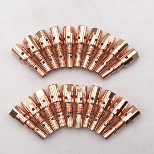 20 pcs 142.0001 Mig Mag Welding Torch Consumables BW Binzel style MB25 25 AK 25AK Tip Holder