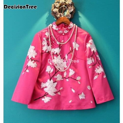 2021 woman chinese style qipao coat cheongsam qipao jacket vintage clothing chinese style cheongsam top elegant lady outerwear