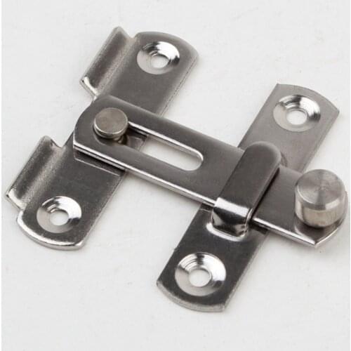 5pcs/lot Home Security Small Size Stainless Steel Lock Slide latch For Door Window Pet Cage Lock