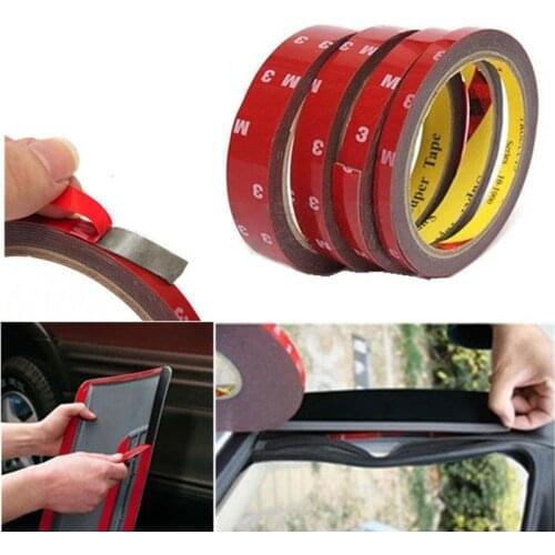 6/10/15/20mm Car Special Double sided Tape 3m Black Strong Adhesive Tape Sticker For Phone Lcd Pannel Screen Repair Accessories