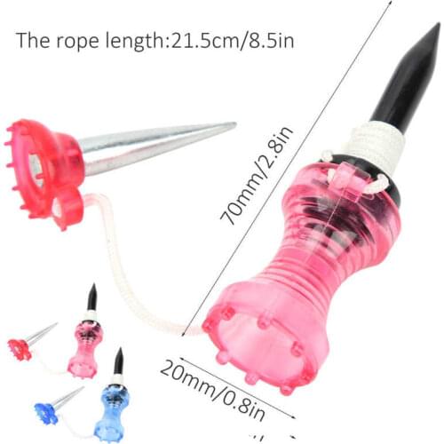 70mm Golfs Tee Ball Holder Plastic Golfs Training Ball Tee Outdoor Practice Tool Golf Ball Tack for Easy Serving and Hitting Bal