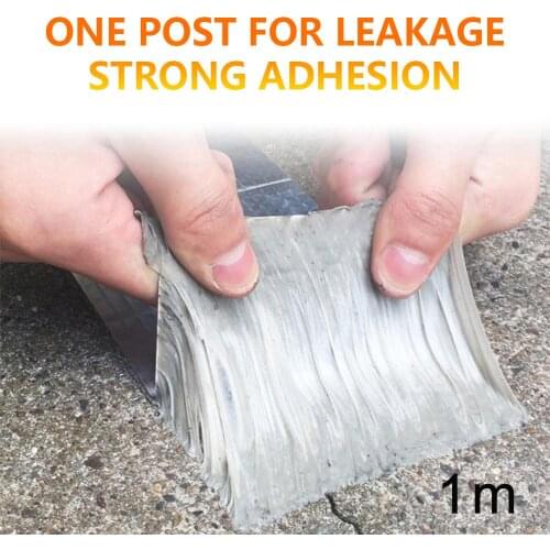 Aluminum Foil Butyl Rubber Tape Self Adhesive High temperature resistance Waterproof for Roof Pipe Repair Home Renovation Tools