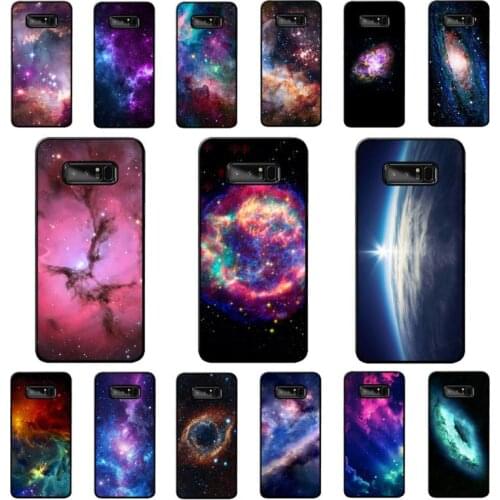 YNDFCNB colorful space Phone Case for Samsung note 3 4 5 7 8 9 10 pro plus lite 20 ultra