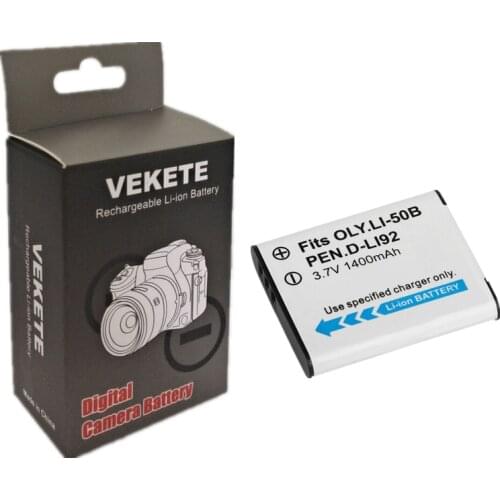 D-LI92 Li-ion camera Battery for Olympus LI-50B LI 50B LI50B for Pentax D-LI92 XZ-1 SP-800UZ SZ-30