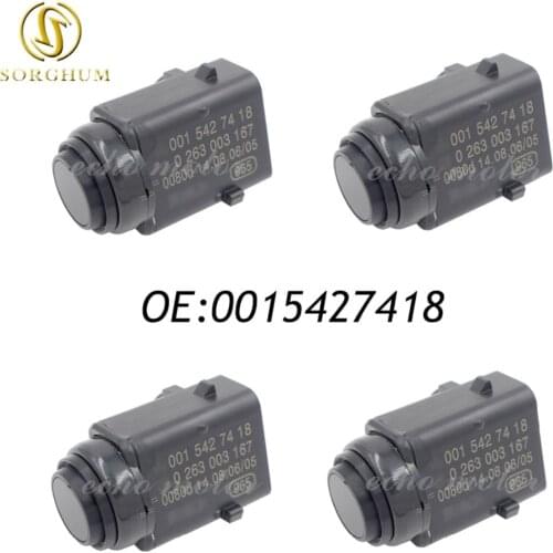 4PCS Parking Distance PDC Sensor 0015427418 For Mercedes-Benz W203 W209 W210 W211 W220 W163 W168 W215 W 251 S203 C203