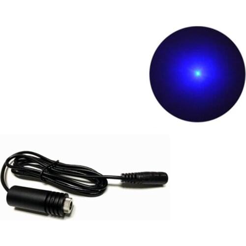 445nm 450nm 100mw Focusable Blue Laser Diode Dot Module 18x45mm with 5V Adapter for DIY Laser Engraving Cutting