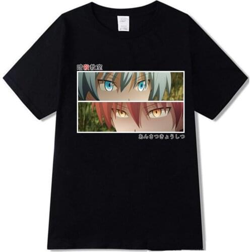 Hot Anime Assassination Classroom T Shirt Men/women Cool Streetwear Cartoon Graphic Print T-shirt Summer Harajuku Tee Top Unisex
