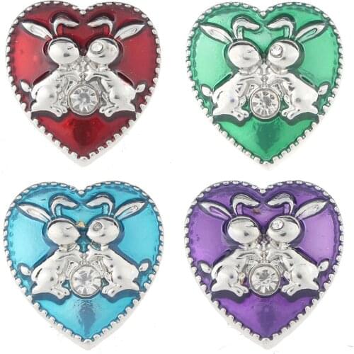 JaynaLee 18-20mm Metal Ginger Snap Button Fit Ginger Snaps Bracelets Jewelry for women men gifts GJS4566