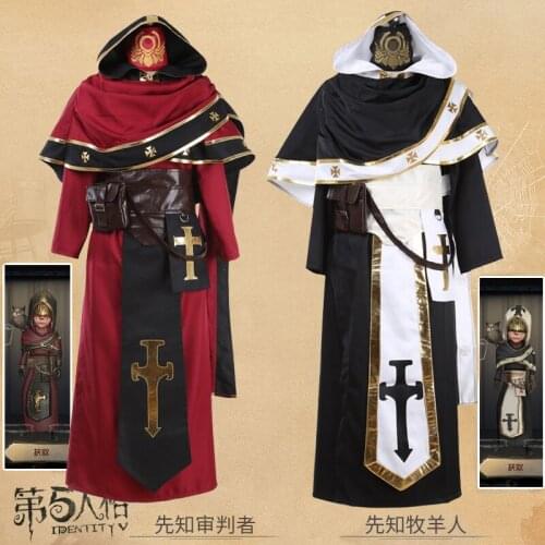 Anime Game Identity V Eli Clark Cosplay Costume Shawl Tops Bottom Bag Gloves Daily Carnival Party Festival Uniform Brand New