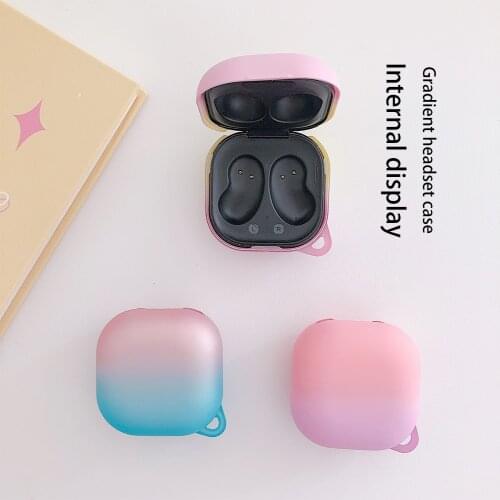 Frosted Hard PC Earphone Cover For Samsung Galaxy Buds Pro Live Gradient Matte Earphone Case For Samsung Galaxy Buds Case