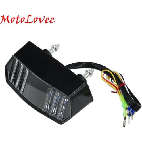 MotoLovee Motorcycle LED Tail Light Running Stop Brake Rear Warning Turn Signal Indicator Lamp for Honda MSX125 CBR650F CTX700
