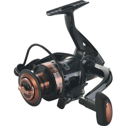 New Fishing Reel 5.2:1 13BB Professional Spinning Reel Metal Spool Left/Right Hand Carp Fishing Reel Wheels 1000-7000