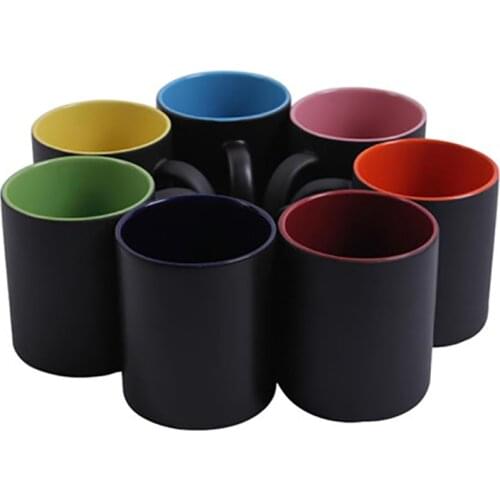 Heat transfer personality custom cup mug coating cup image cup diy imprint cup color change cup / personalized custom cup