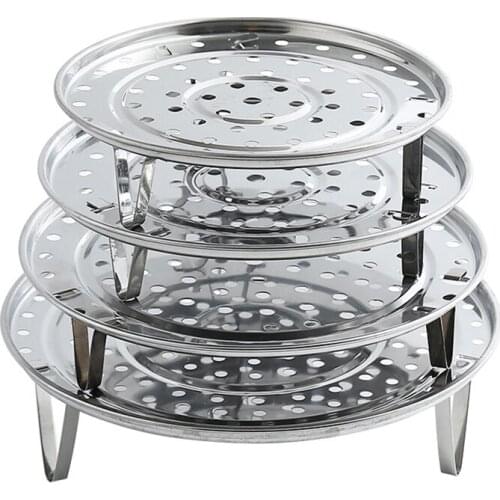 Stainless Steel Steamer Rack Insert Stock Pot Steaming Tray Stand Cookware Tool