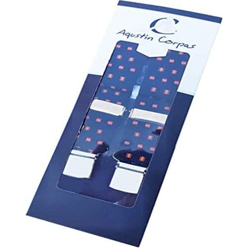 Spain flag suspenders red and gualda, elastics Agustin Corpas