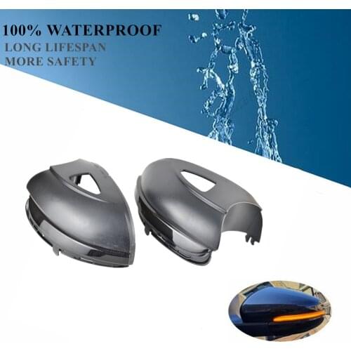 For VW Golf MK6 GTI 6 Touran Side Rearview Mirror Indicator Blinker Sequential Dynamic Turn Signal Light