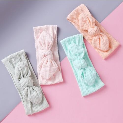Christmas 2020 Cute Women Rabbit Ears Headband Girls Soft Hairband Baby Turban Party Hair Bands Headwear Hair Accessories