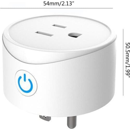 Mini US Wifi Plug Outlet Wireless Remote Voice Control Smart Home Socket Switch Y98A
