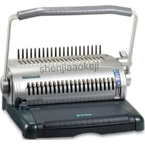 A4 Manual Binding machine S100 comb type rubber ring Binding machine folder bar binding machine 21 holes