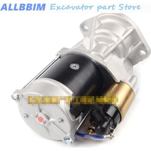 For excavator accessories Hyundai/Daewoo/Kobelco/Volvo/Lovol/Liugong 60/Yanmar 94 starter motor original assembly high quality