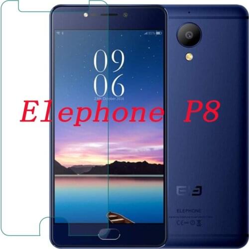 Smartphone 9H Tempered Glass for Elephone P8 5.5" Explosion-proof Protective Film Screen Protector cover phone
