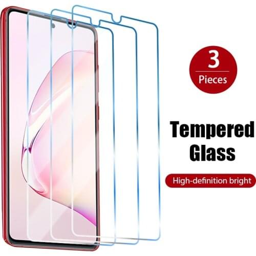 1/2/3 PCS Safety Glass for Samsung Galaxy A71 A51 A41 A31 Anti Scratch Screen Protector for Samsung A21 A11 A01 HD Front Film