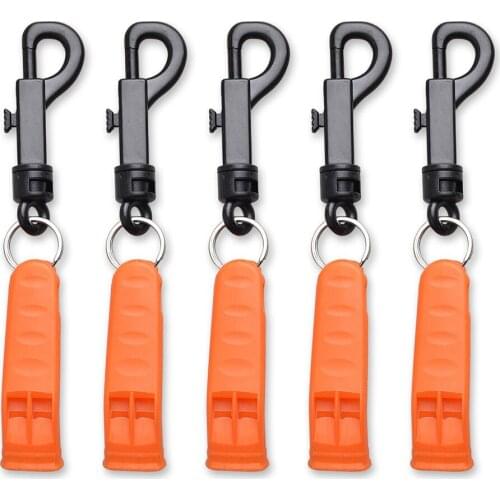 1/5/10pcs Survival Whistl Kayak Diving Rescue Emergency Safety Whistle Signaling Device For Outdoor Camping Hiking Diving