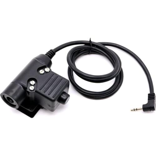 1 Pin 2.5mm U94 Headset PTT Cable Plug Military Adapter Z113 Standard Version For Motorola T6200 T6200C T5600 Cobra MT600 Radio