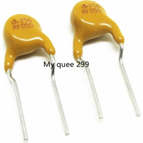 10PCS/lot Self recovery fuse TRF250-050 250V 50MA RF050 PTCC