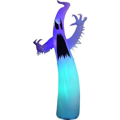 12FT Halloween Inflatable Ghost Outdoor Decoration with Build in LED Huge Blow Up Indoor Yard Garden Lawn Party Scary Decor 5set