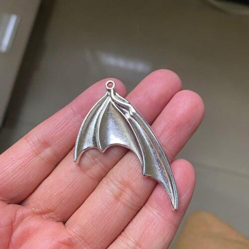 12pcs 53x30mm Bat Wing Connector Pendants Charms Jewelry Making DIY Mens WomenNecklace Bracelet Handmade Crafts Accessories