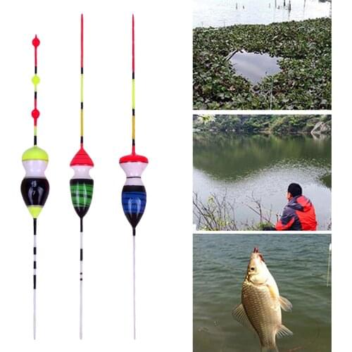 3Pcs Fishing Floats and Bobbers Balsa Wood Float Angling Equipment for Bass Trout Perch Crappie Fishing Tackle Accessories