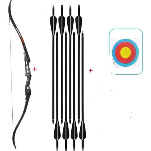 30-50lb Powerful Aluminum Alloy Metal Recurve Bow, Hunting Recurve Bow And Arrow, Archery, Outdoor Sports Hunting Shooting