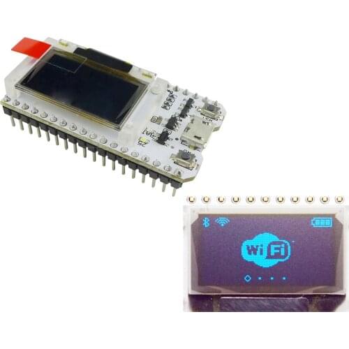 Aihasd 0.96 inch OLED Display ESP32 WIFI Bluetooth Development Board IOT for Arduino For Smart Home