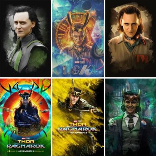 Diamond Painting Disney Loki TV Series Diamond Mosaic Cross Stitch Kits Full Diamond Embroidery Room Decoration