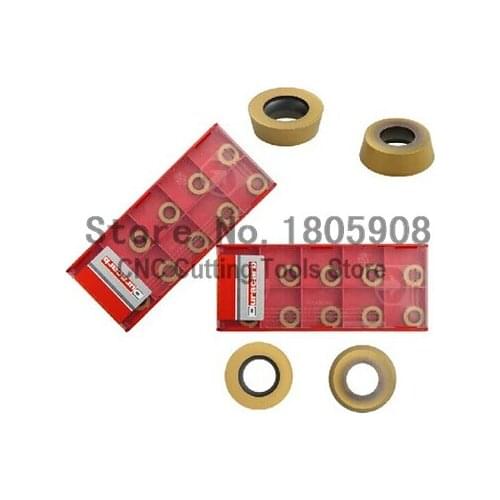 Free shopping! Duracarb 10PCS RPMT1204M-C DP5320 R6 lathe cutting tools CNC blade alloy carbide cutting tool carbide inserts