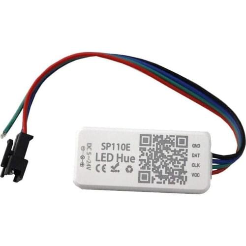 RGBZONE DC5-24V SP110E Bluetooth Bluetooth Controller By Smart Phone APP for WS2811 WS2812B WS2812 RGB/RGBW LED Strip Light
