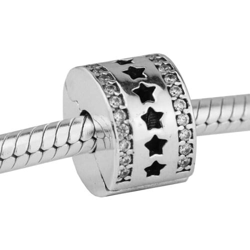 Fits Pandora Bracelet Starry Formation Clip Charms 925 Original Sterling Silver Beads Women DIY Jewelry Making Gift Kralen