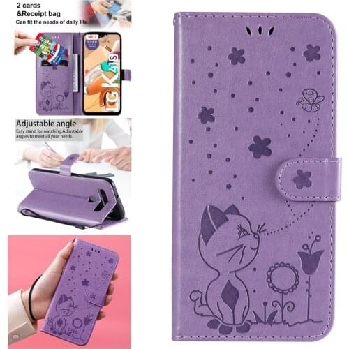 Green Cases Phone For accesorios LG K41S Coque phone PU Leather Flip Book Cover LG funda K51S Cellular Holder Case Accessory