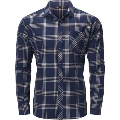 Мужские клечатые рубашки Dioufond China At AliExpress