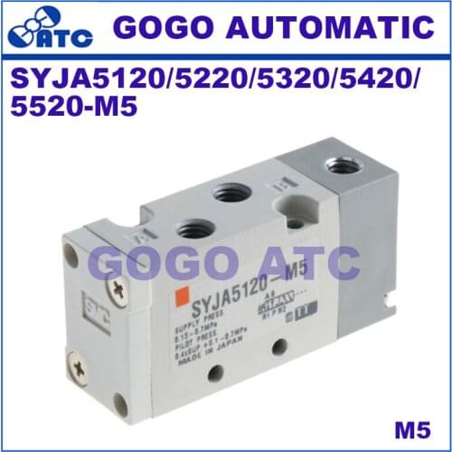 SMC Air control valve SYJA5120/5220/5320/5420/5520 pneumatic component 2-3 position single electromagnetic Air control valve