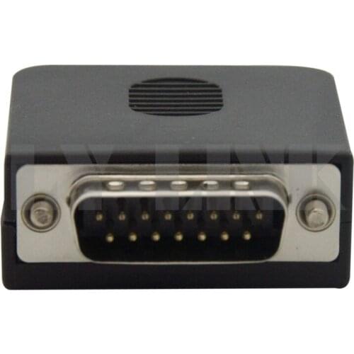 Short thin section Solderless DB15 plug Connector