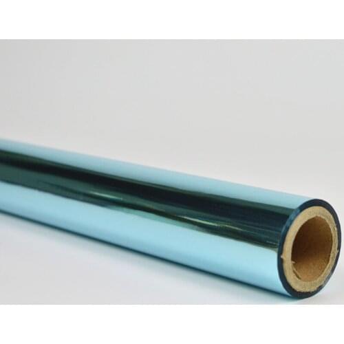 21cm x 120m Fushing Laser Printer Foil Laminated Film Hot Stamping Roll Paper For Art Cards