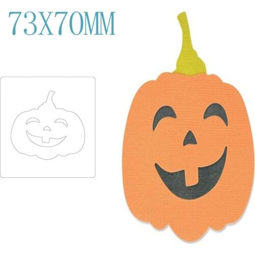Halloween Pumpkin Metal Cutting Dies For DIY Embossing Decoration Greeting Card Background Paper Scrapbooking No Stamps