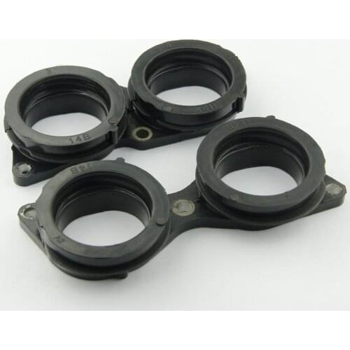 Motorcycle Rubber Carb Carburetor Intake Manifold Gasket for Yamaha YZF R1 R1 RaceBase 2009 2010-2012 14B-13596-00 14B-13595-00
