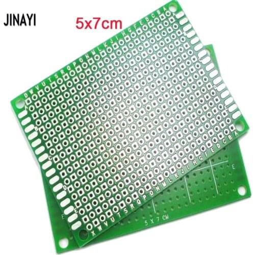 50pcs 5X7cm 6x8cm 7x9cm 12x18cm Single Side Prototype PCB 1.6mm Universal Printed Circuit Board Adapter