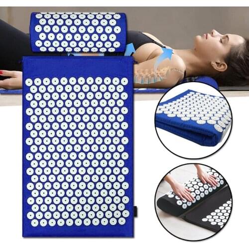 Portable Yoga Mat Multifunctional Massage Cushion Foldable Washable Soft Pad for Home Office Travel ASD88
